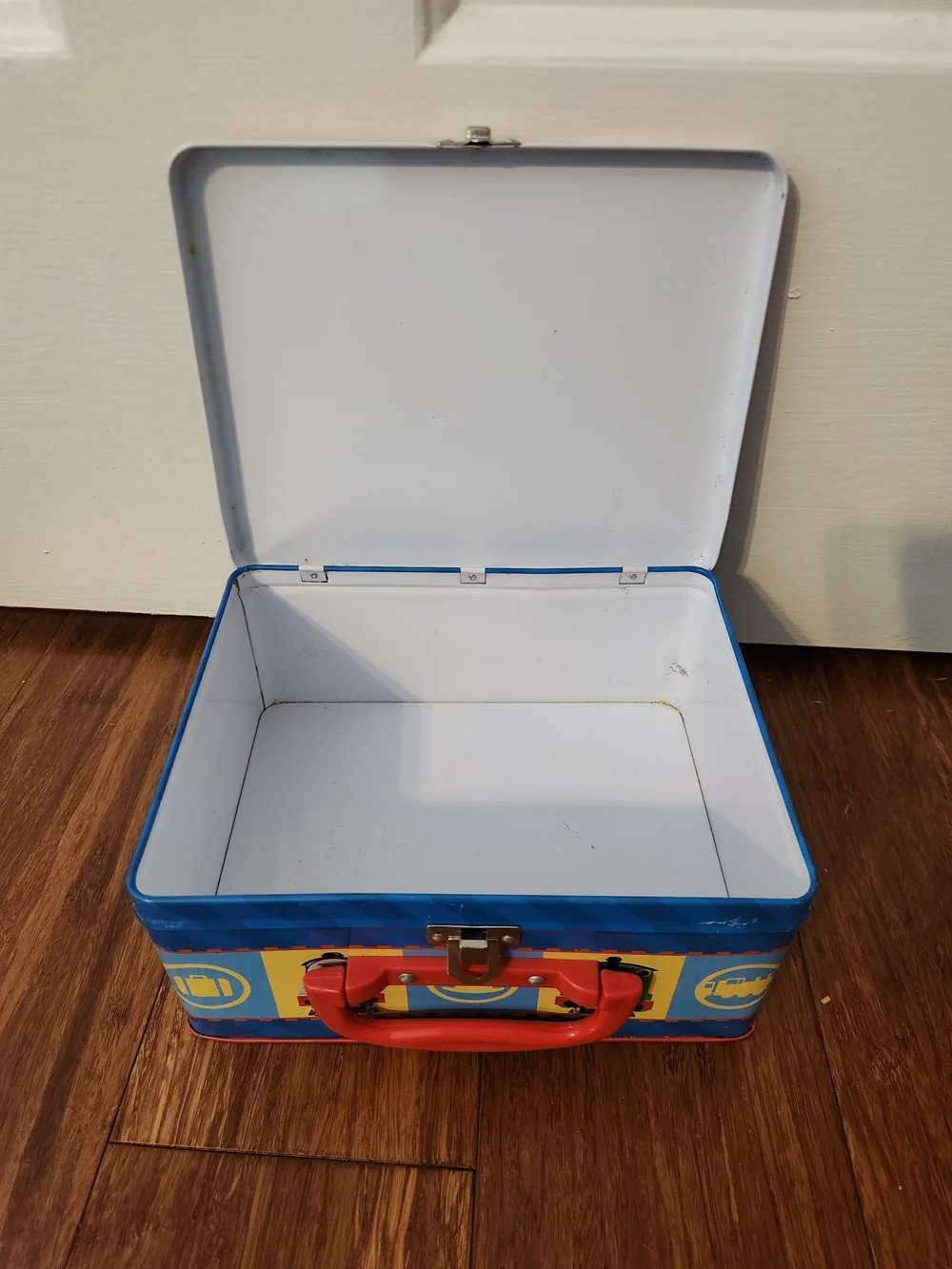 Vintage Thomas & Friends Train Railroad Kids Metal Lunchbox Storage Collectible